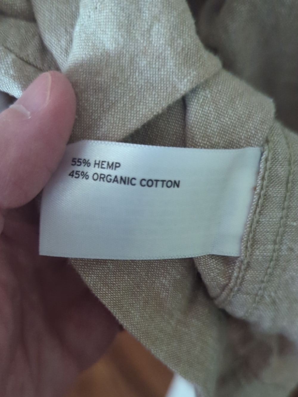 Duluth Trading Hemp Button-Front Shirt Dress - POCKETS!!! - Picture 6 of 6